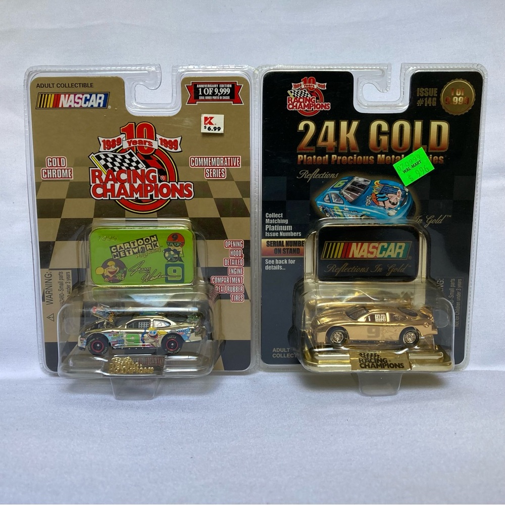 Nascar Racing Champions 24K Gold Series Cartoon Network #9